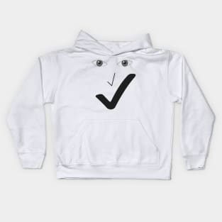 Fine smile - Fine face. Kids Hoodie